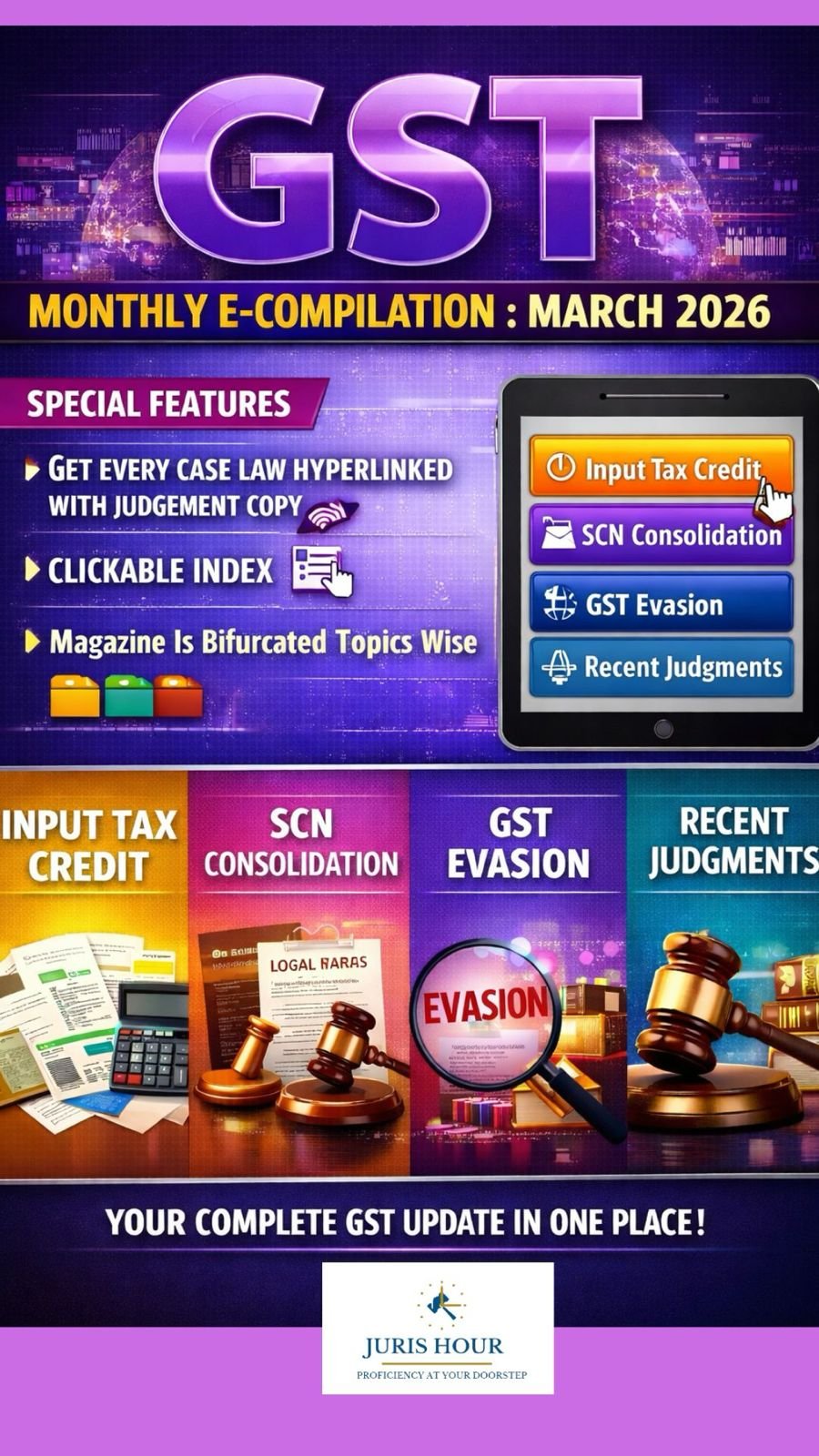 GST Monthly E-Compilation : March 2026 GST Monthly E-Compilation : March 2026