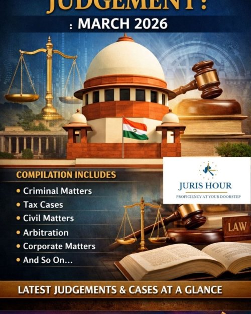 E-Compilation of Supreme Court Judgements – March 2026