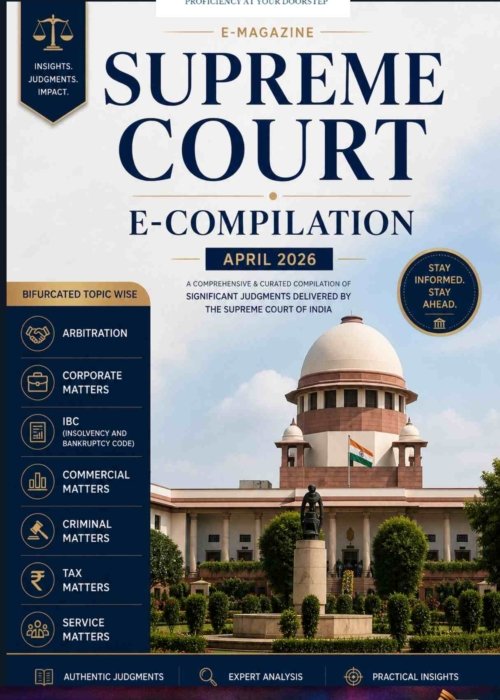 Home Supreme Court Judgements E-Compilation - April 2026