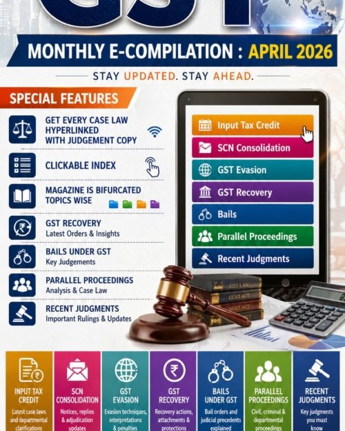 GST Judgments E-Compilation - April 2026