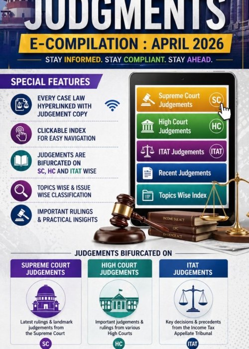 Home Income Tax Judgments E-Compilation : April 2026