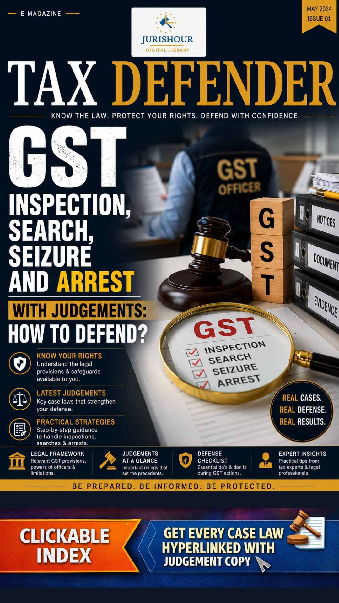 GST Inspection, Search, Seizure and Arrest With Judgements: How To Defend? GST Inspection, Search, Seizure and Arrest With Judgements: How To Defend?