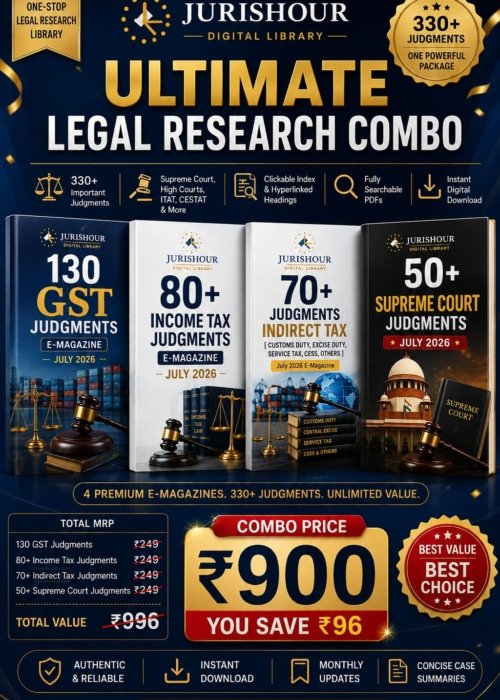 JurisHour Ultimate Legal Research Combo – 4 Premium E-Magazines at an Unbeatable Price