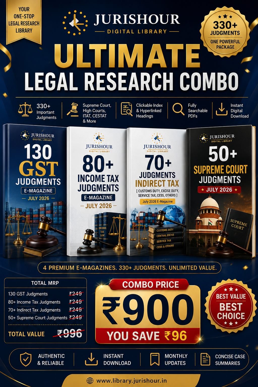 ⚖️ JurisHour Ultimate Legal Research Combo – 4 Premium E-Magazines at an Unbeatable Price JurisHour Ultimate Legal Research Combo – 4 Premium E-Magazines at an Unbeatable Price