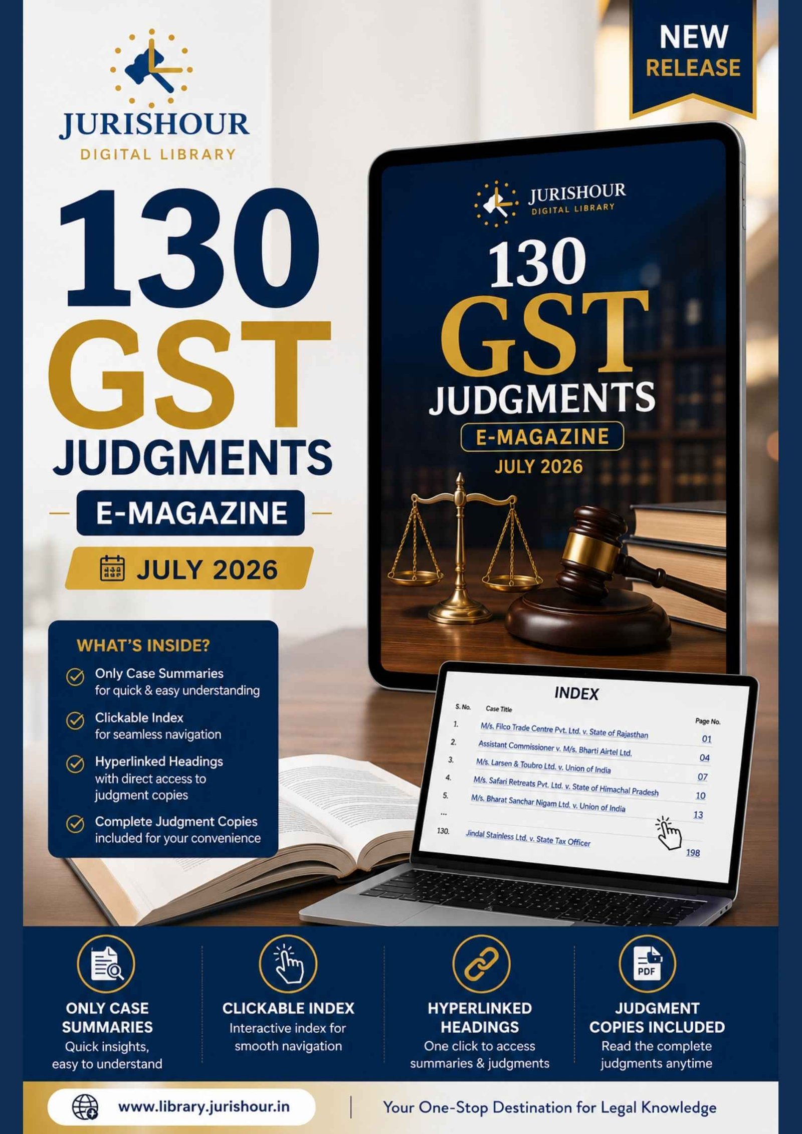 130 GST Judgments – E-Magazine July 2026 130 GST Judgments – July 2026