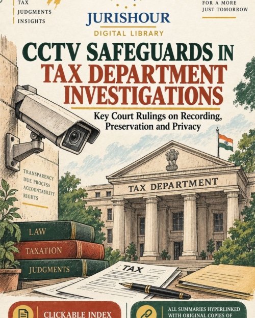 CCTV Safeguards in the Tax Dept. Investigations: CASE COMPILATION on Recording, Preservation and Privacy
