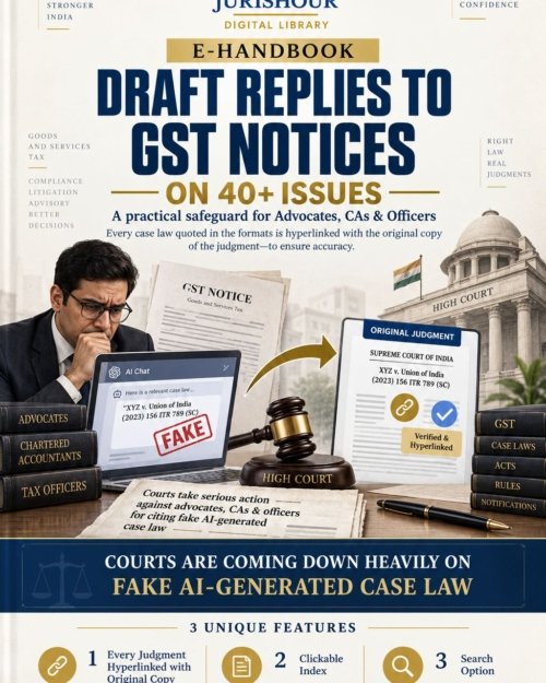 E-Handbook: Draft Replies to GST Notices On 40+ Issues