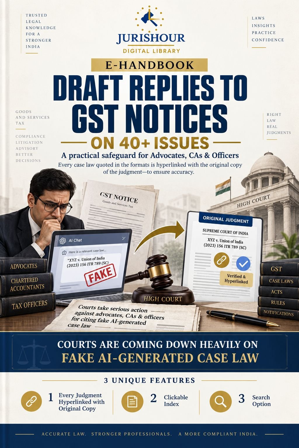 E-Handbook: Draft Replies to GST Notices On 40+ Issues E-Handbook: Draft Replies to GST Notices On 40+ Issues