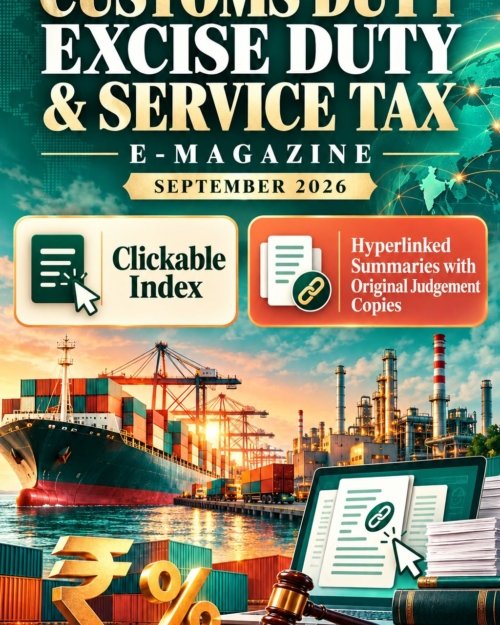 80+ Judgements Indirect Tax - September 2026 E-Magazine