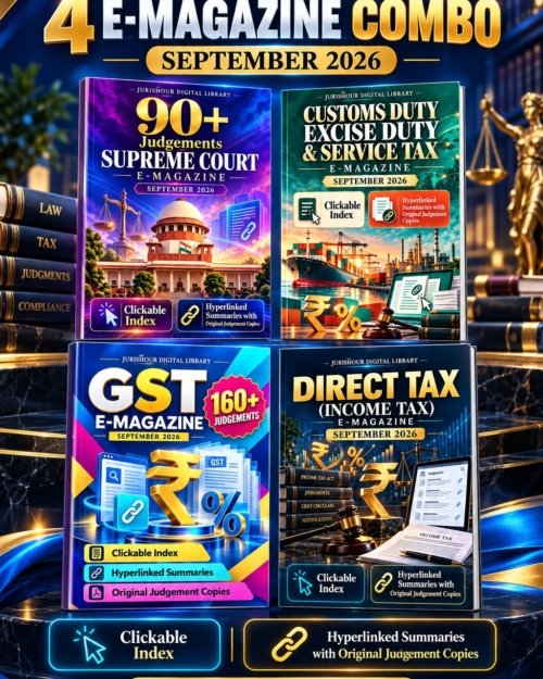 Legal & Taxation Combo – 4 Premium E-Magazines