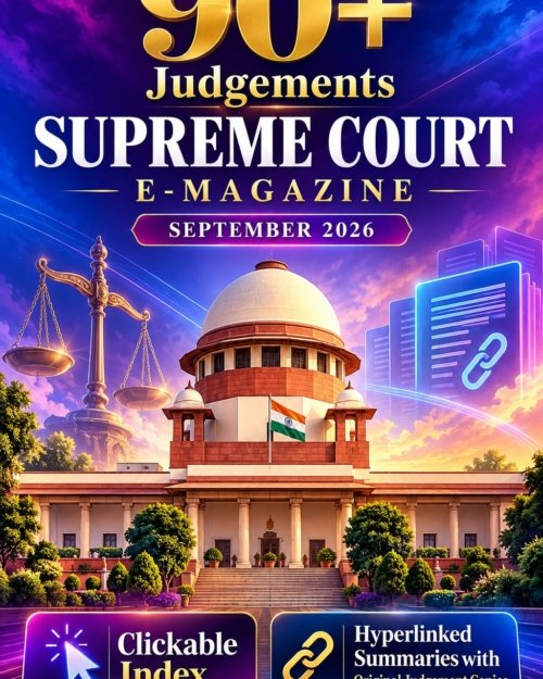 90+ Supreme Court Judgments – September 2026